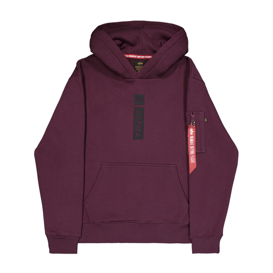 Alpha PP Hoodie - dark cherry