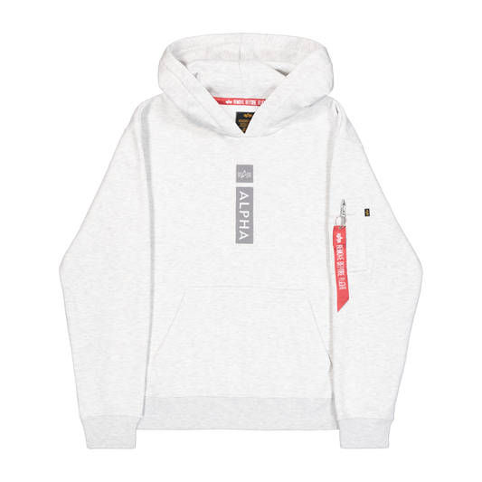 Alpha PP Hoodie - pastel grey melange