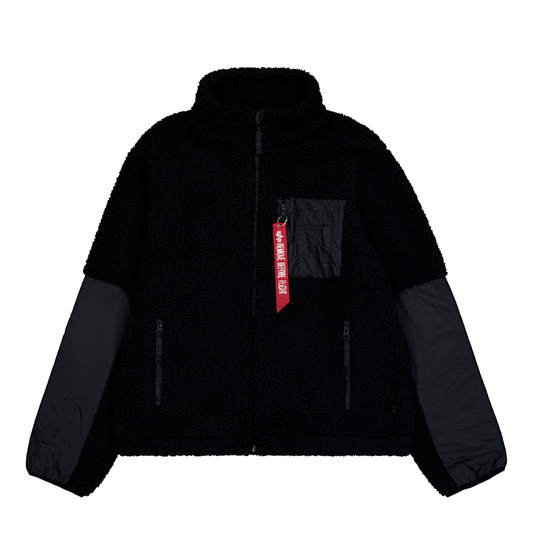 Sherpa Zip-Jacket - black