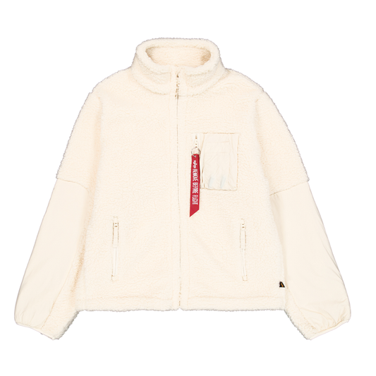 Sherpa Zip-Jacket - off white