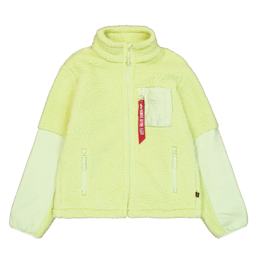 Sherpa Zip-Jacket - arctic lime