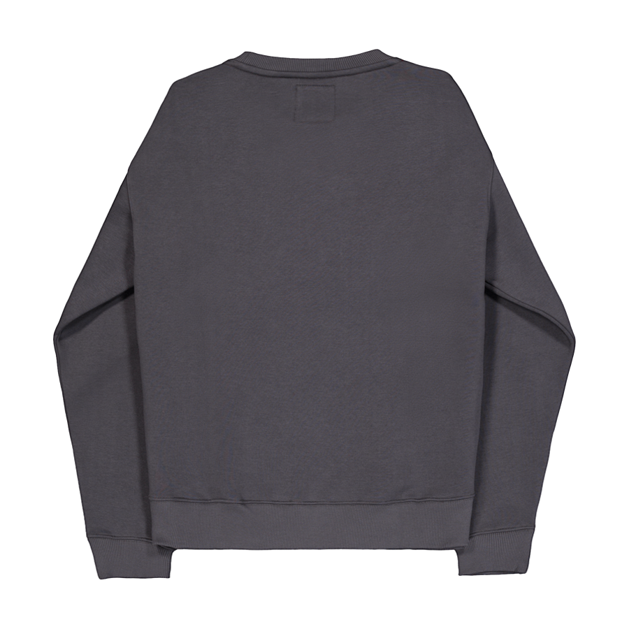 Satin Logo Sweater - vintage grey
