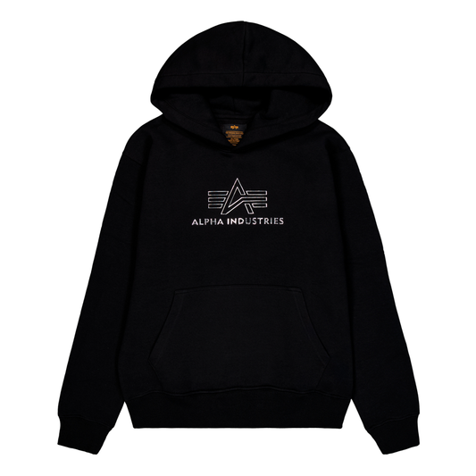 Basic Big Logo TPU Hoodie - black/chrome
