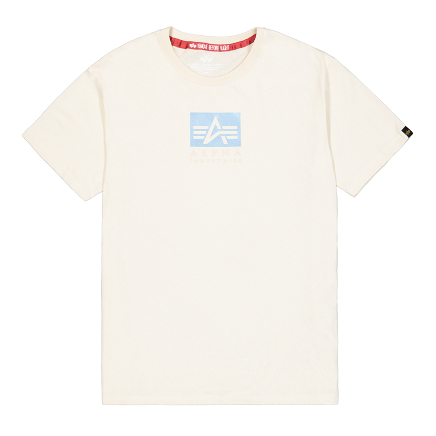 Satin Logo T - vintage white