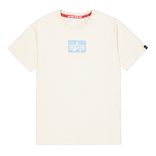 Satin Logo T - vintage white