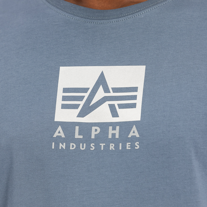 Satin Logo T - denim blue