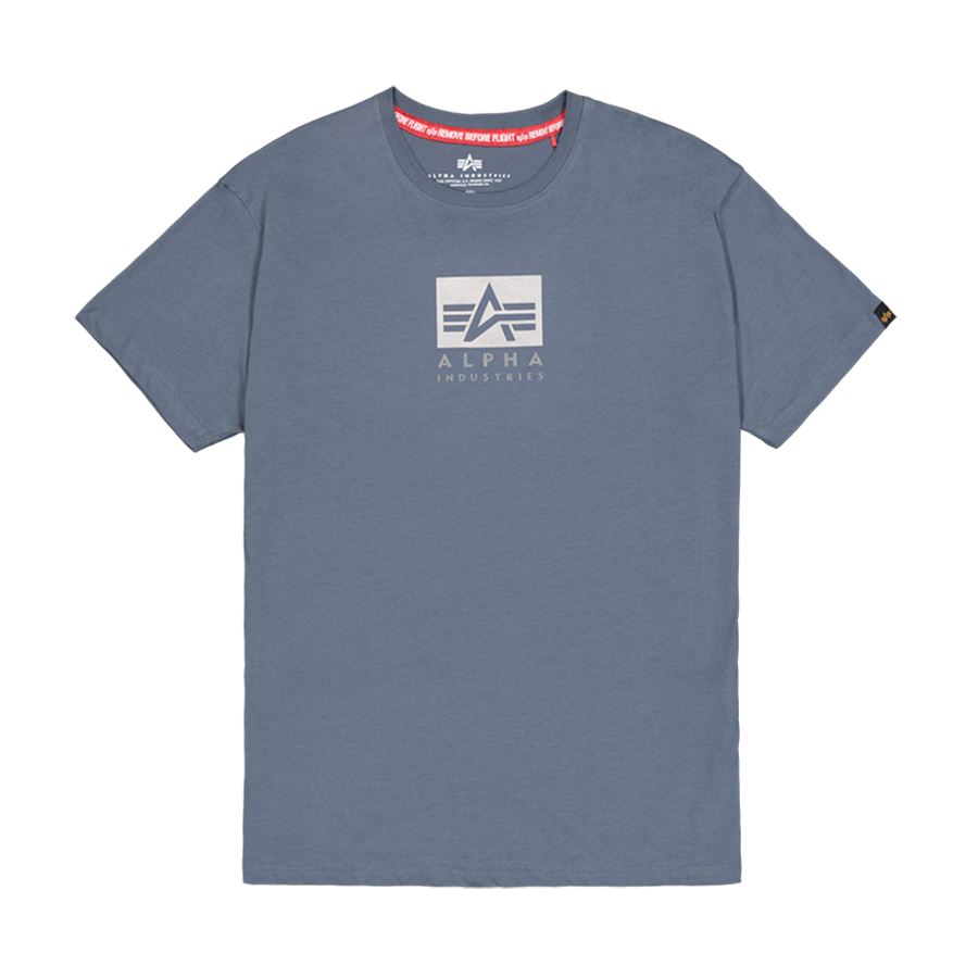 Satin Logo T - denim blue