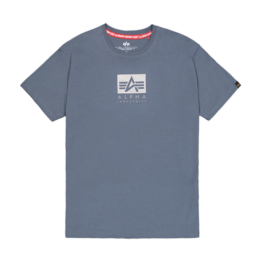 Satin Logo T - denim blue