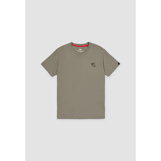 Camo Logo Puff Print BP T - olive