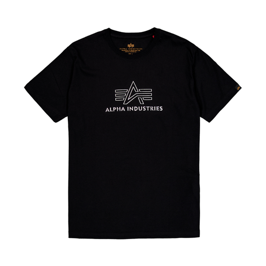 Basic Mid Logo TPU T-Shirt - black/chrome