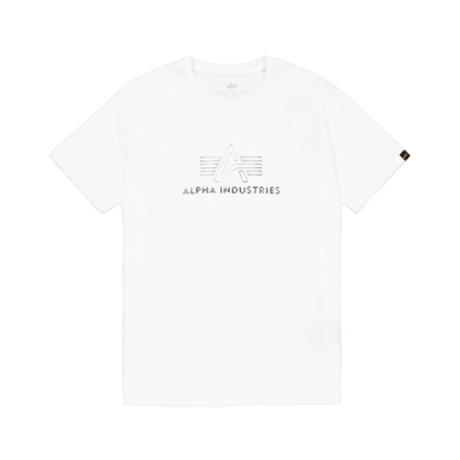 Basic Mid Logo TPU T-Shirt - white/chrome