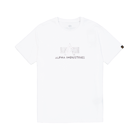 Basic Mid Logo TPU T-Shirt - white/chrome