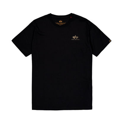 Basic Small Logo TPU T-Shirt - black/shiny gold