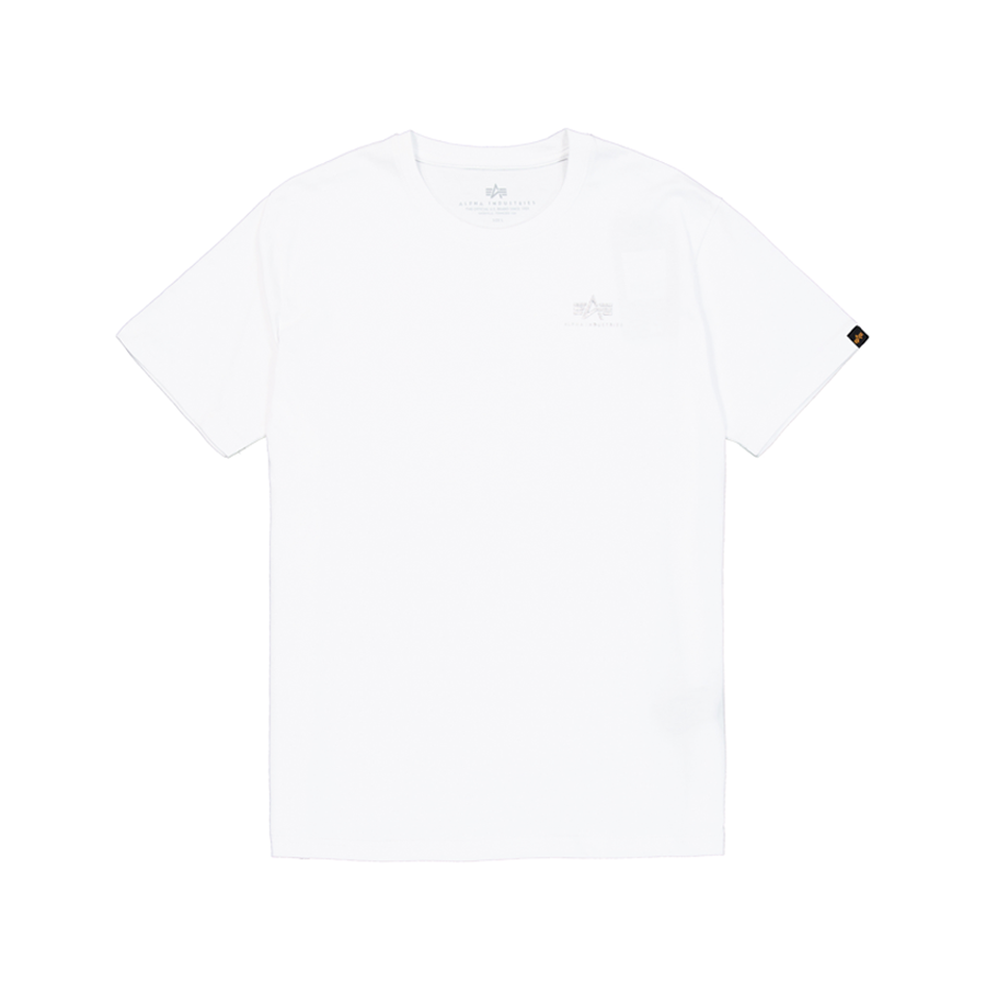 Basic Small Logo TPU T-Shirt - white/chrome