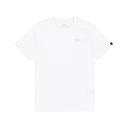 Basic Small Logo TPU T-Shirt - white/chrome