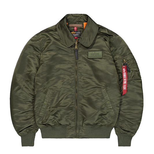 Flying Tigers CWU Bomber Jacket - dark olive