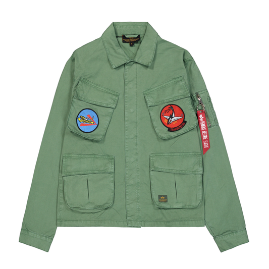 Field Jacket Flying Tigers Overshirt - vintage green