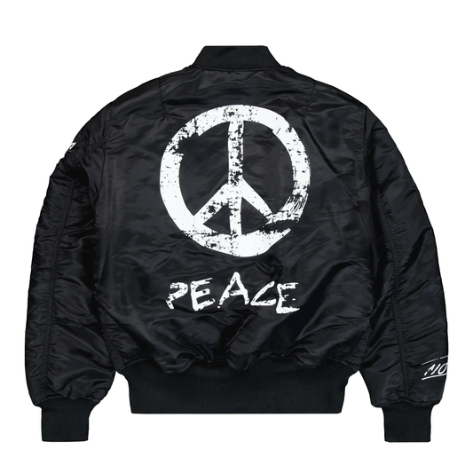 MA-1 Peace Bomber Jacket - black