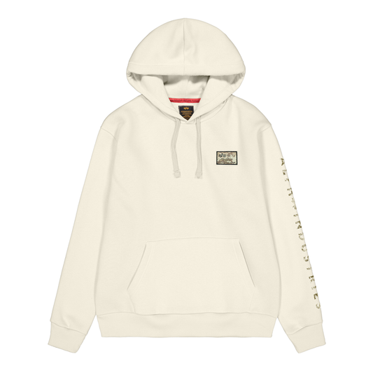 Camo Sleeve Hoodie - vintage white