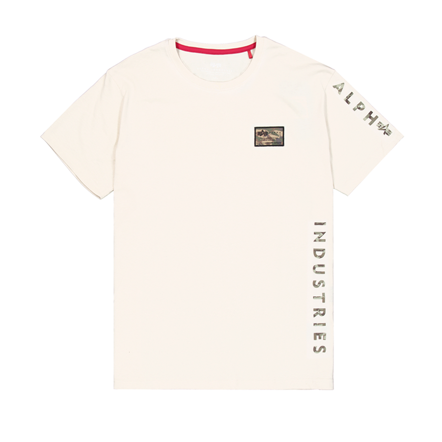 Camo Sleeve T-Shirt - vintage white