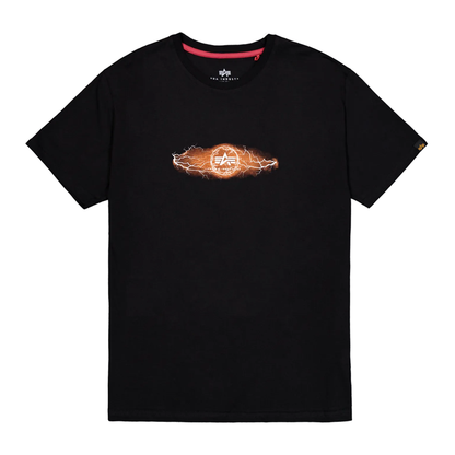 Lightning T-Shirt - black/orange
