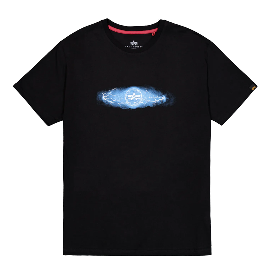 Lightning T-Shirt - black/blue