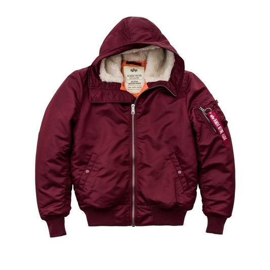 MA-1 Hooded - burgundy