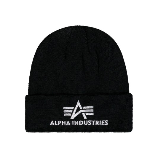 3D Beanie - black/silver