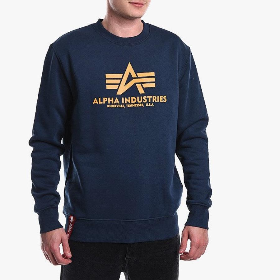 Basic Sweater - new navy/wheat