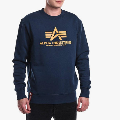 Basic Sweater - new navy/wheat