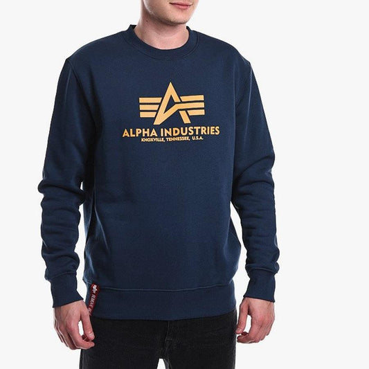 Basic Sweater - new navy/wheat