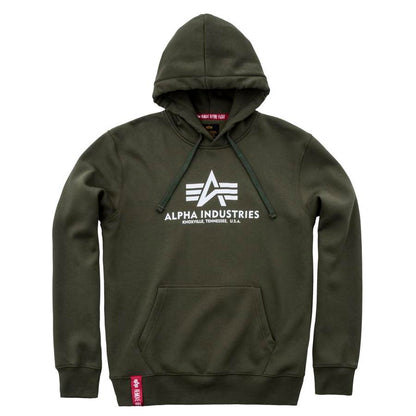 Basic Hoody - dark green