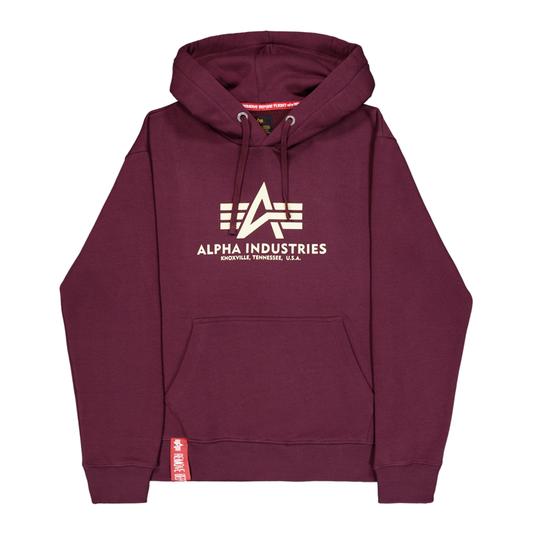 Basic Hoodie - dark cherry