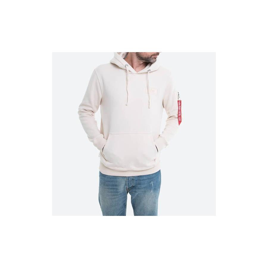 Back Print Hoody - jet stream white/white