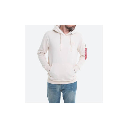 Back Print Hoody - jet stream white/white