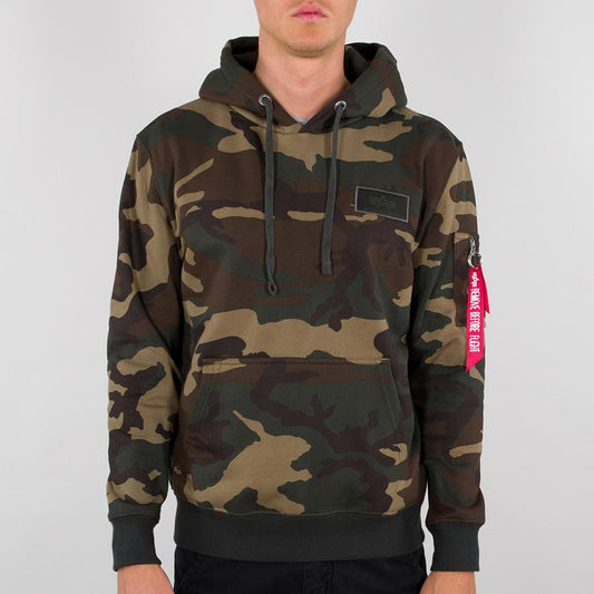 Back Print Hoody Camo - woodcamo65
