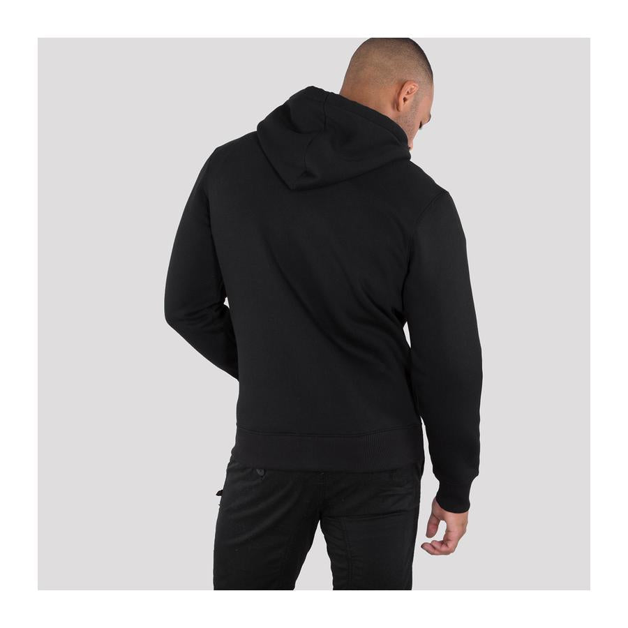 Basic Zip Hoody - black