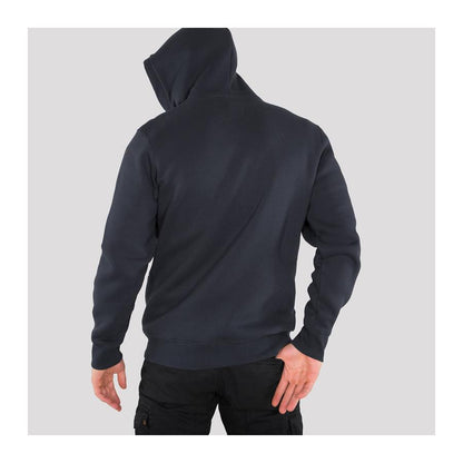 Basic Zip Hoody - replica blue