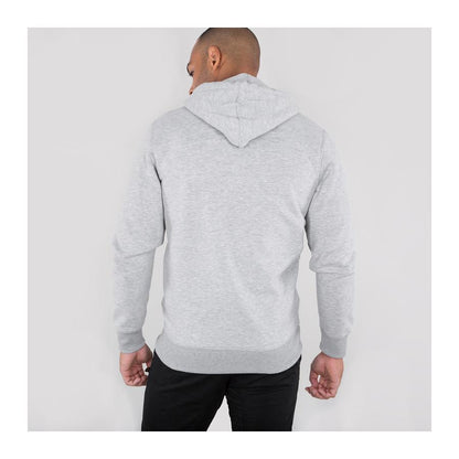 Basic Zip Hoody - greyheather