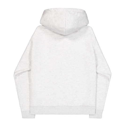 Basic Zip Hoodie - pastel grey melange