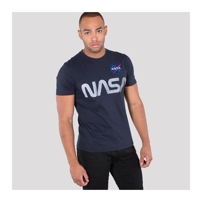 NASA Reflective T - replica blue