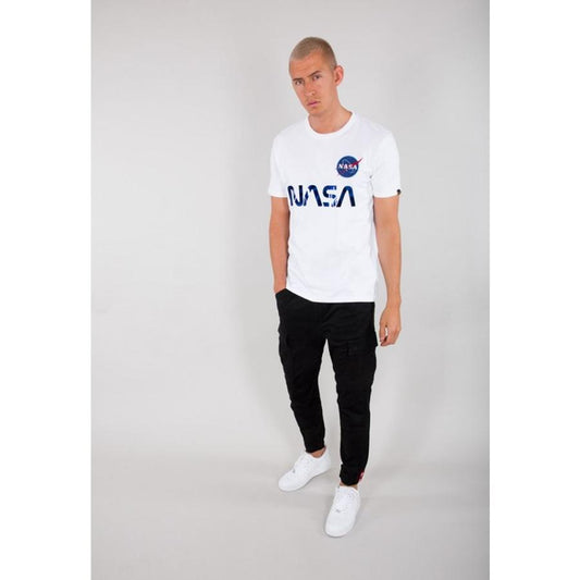 NASA Reflective T - white/blue