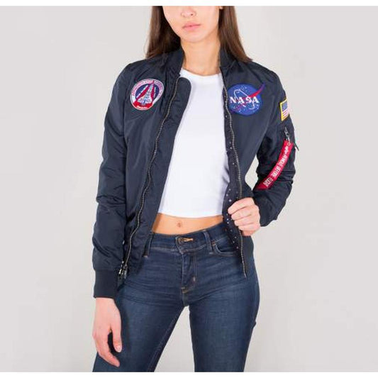 MA-1 TT NASA Reversible Woman  - replica blue
