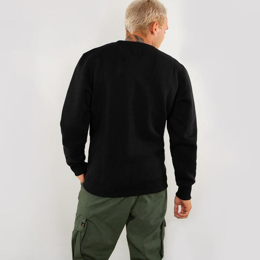 Basic Sweater Small Logo - black