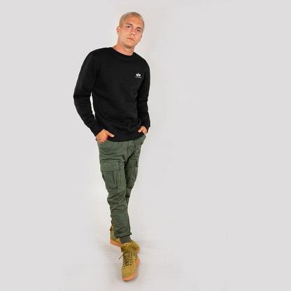 Basic Sweater Small Logo - black