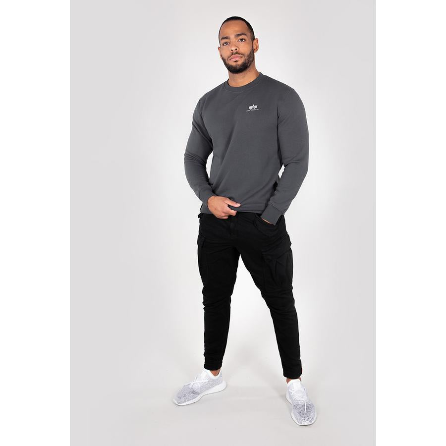 Basic Sweater Small Logo - greyblack