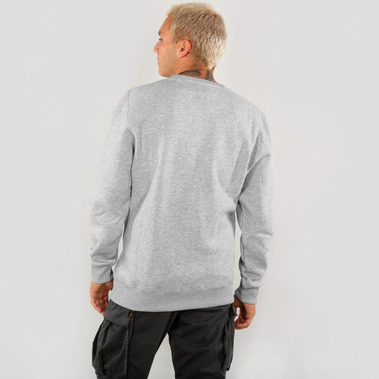 Basic Sweater Small Logo - greyheather