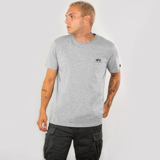 Basic T Small Logo - greyheather