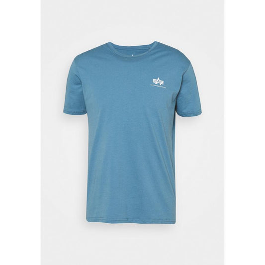 Basic T Small Logo - airforce blue