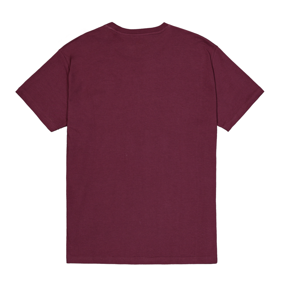 Basic T Small Logo - dark cherry